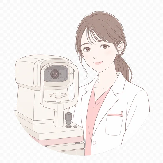 視能訓練士のイラスト